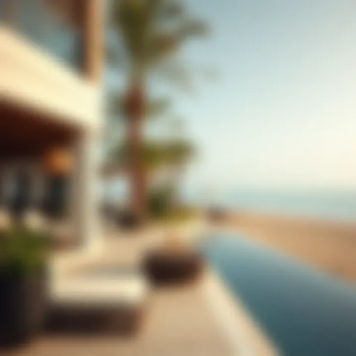 Serene Beachfront Experience at Nikki Beach Villa Breathtaking beachfront view from the villa emphasizing leisure and relaxation