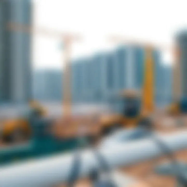 Luxury Off-Plan Development Construction Site Construction site of a luxury off-plan development