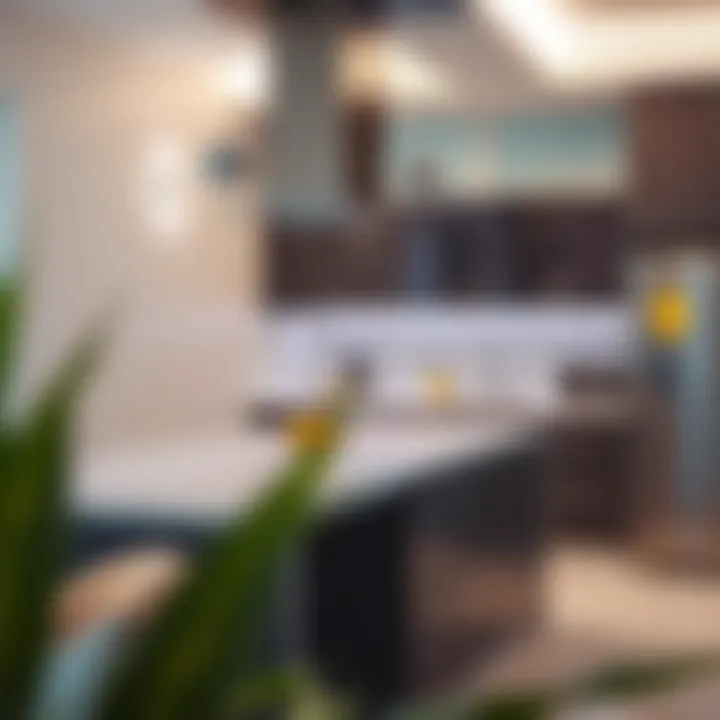 Contemporary Kitchen Design Modern kitchen in a Jebel Ali flat