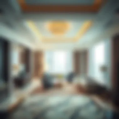 Opulent Interiors: A Glimpse into Dubai's Luxury Accommodations Interior view of a high-end hotel room in Dubai