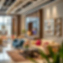 Pan Emirates showroom showcasing various interior designs