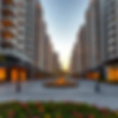 Luxurious Residential Buildings Luxurious residential buildings near Park Zabeel highlighting modern living spaces