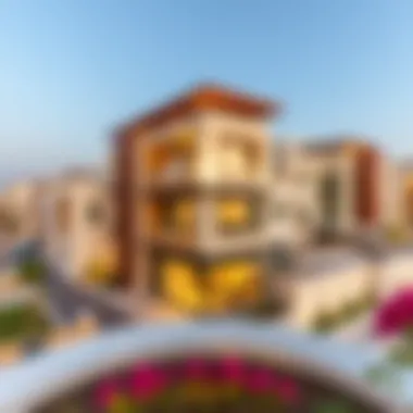 Panoramic View of Rakayez Properties A panoramic view of Rakayez properties showcasing modern architecture