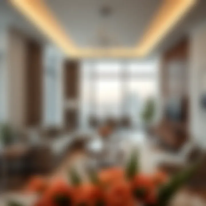 Spacious Living Areas in Rental Apartments Interior view of a rental apartment highlighting spacious living areas and amenities