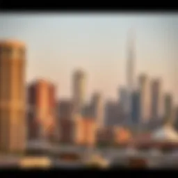 Dubai skyline showcasing real estate developments