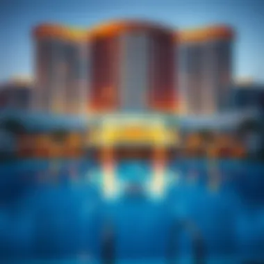 Architectural Marvel of Riu Dubai Stunning view of Riu Dubai showcasing modern architecture
