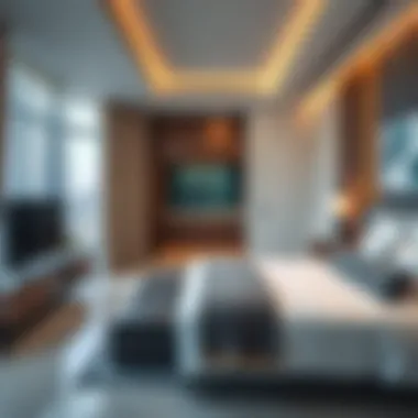 Luxury Interior Features of Room Al Barsha Interior amenities of Room Al Barsha highlighting luxury features