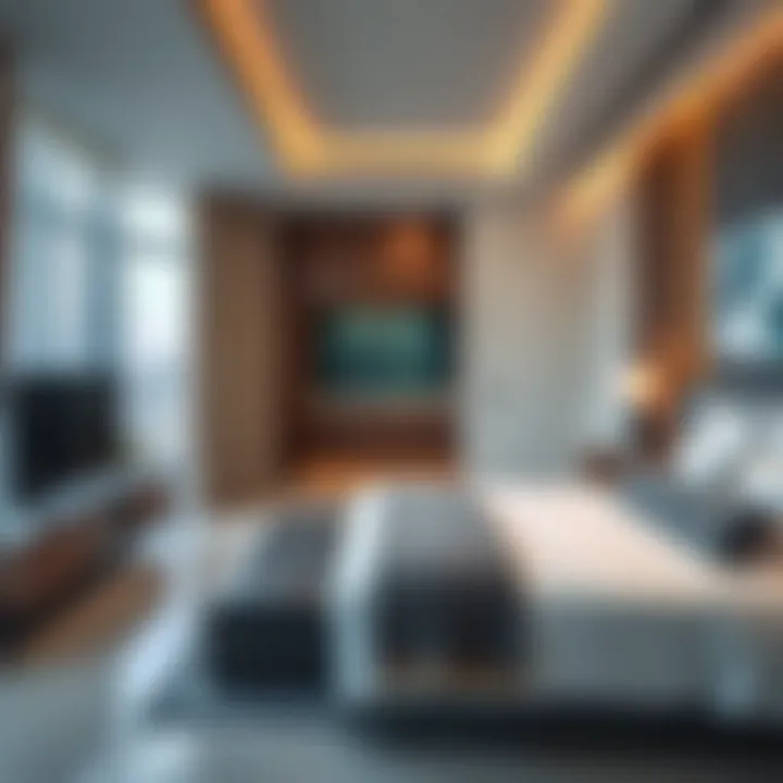 Luxury Interior Features of Room Al Barsha Interior amenities of Room Al Barsha highlighting luxury features