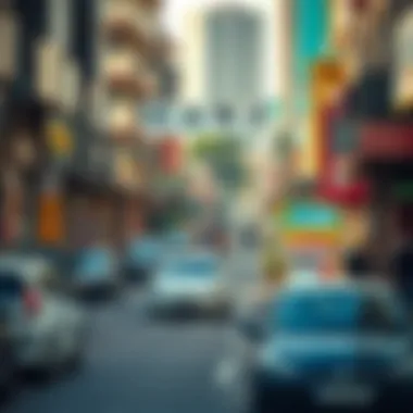 Vibrant Streets of Karama Bustling streets of Karama with local shops and cafes