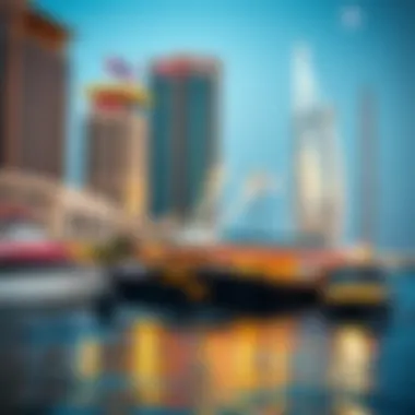 Attractions along the RTA water taxi route