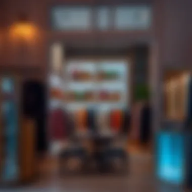 Stylish boutique reflecting modern fashion trends