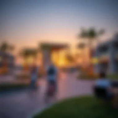 Silicon Oasis Community Lifestyle Community lifestyle in Silicon Oasis featuring parks and amenities