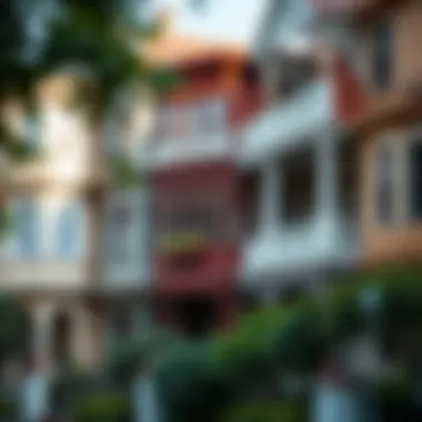 Diverse Architectures of Society Houses Architectural styles of society houses reflecting historical significance