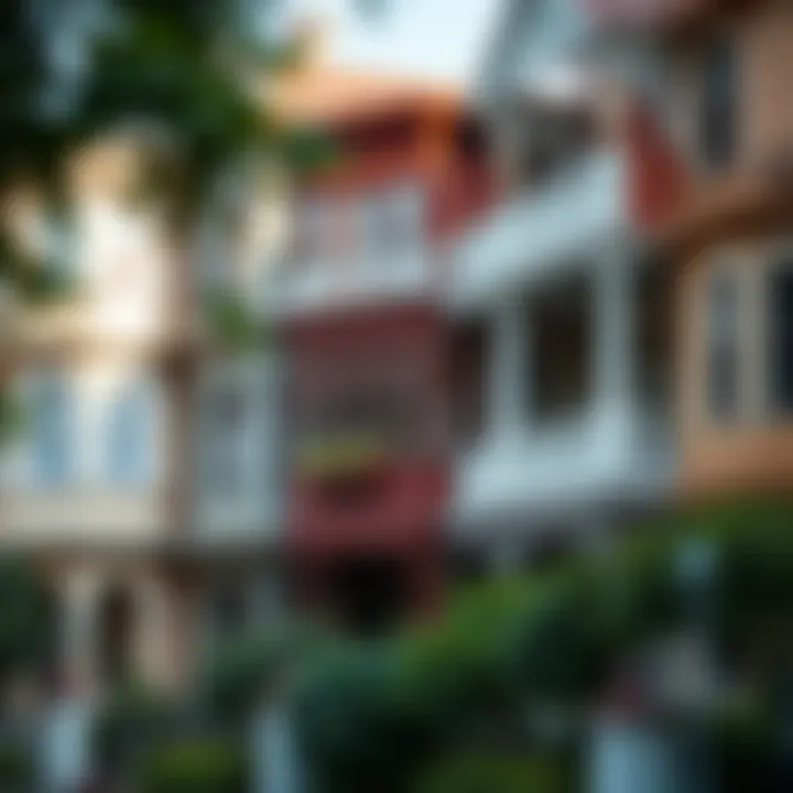 Diverse Architectures of Society Houses Architectural styles of society houses reflecting historical significance