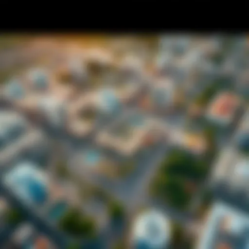 Aerial Perspective of Sonapur Aerial view of Sonapur showcasing its urban layout and infrastructure