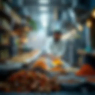 A colorful array of spices and ingredients found in Dubai