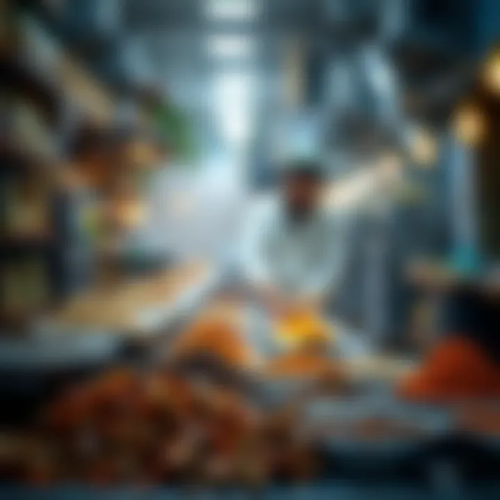 A colorful array of spices and ingredients found in Dubai