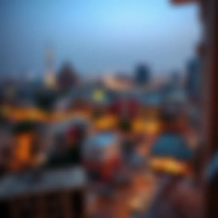 Scenic Views of Karama from Your Balcony Balcony view overlooking the vibrant Karama neighborhood