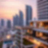 Modern skyline of Taraf Dubai showcasing luxury living