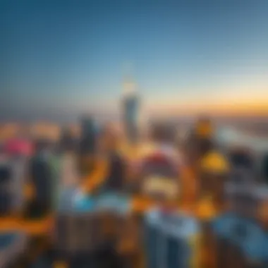 Vibrant Skyline of Terra Dubai Aerial view showcasing the vibrant skyline of Terra Dubai