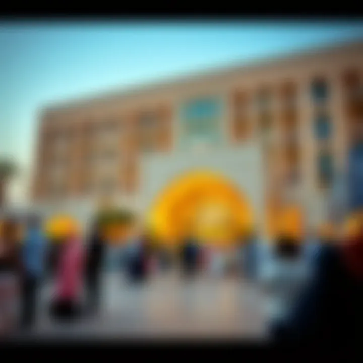 Community events held at the Al Awaqf Building emphasizing its role in local engagement