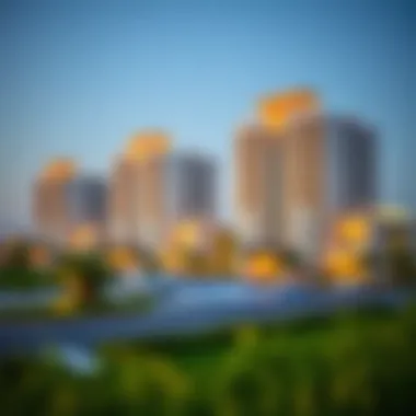 Residential Developments on Al Reem Island Architectural renderings of residential complexes in Al Reem Island