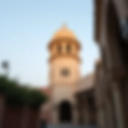 A Traditional Wind Tower in Bastakiya Quarter Traditional wind tower in Bastakiya