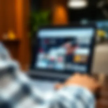 A close-up of a laptop screen displaying various job portal websites