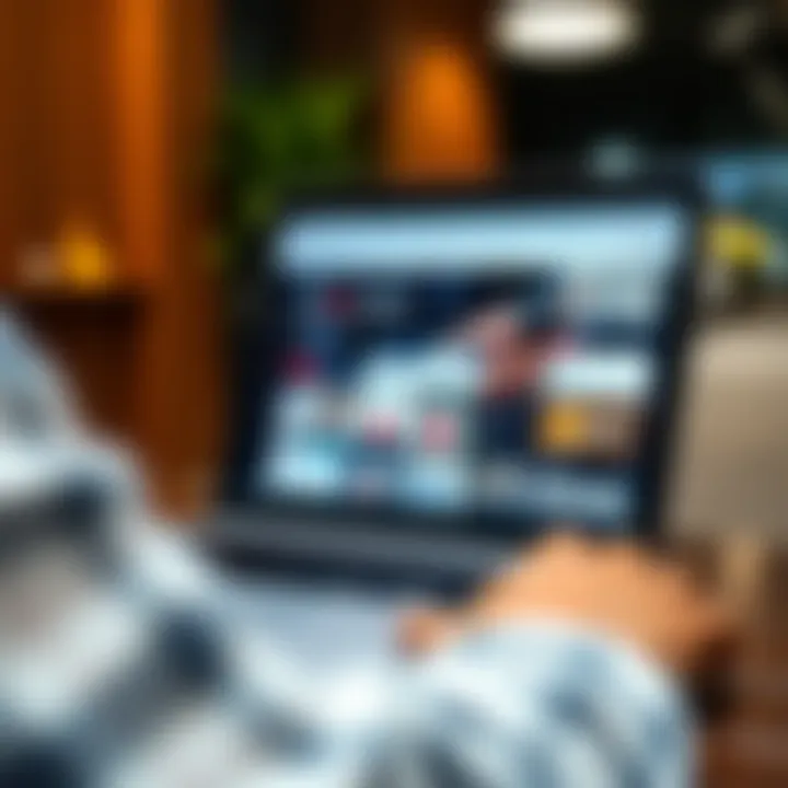 A close-up of a laptop screen displaying various job portal websites