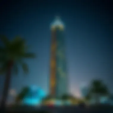 History of the Desert Sun Tower Historical timeline of the Desert Sun Tower's construction