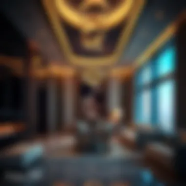 Interior of the Dubai Star Tower highlighting luxurious finishes and modern amenities