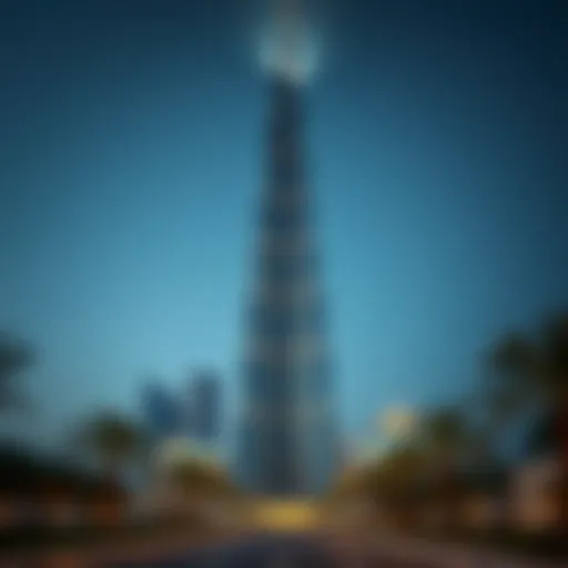 Dubai Star Tower: Architectural Marvel Stunning view of the Dubai Star Tower showcasing its unique architectural design