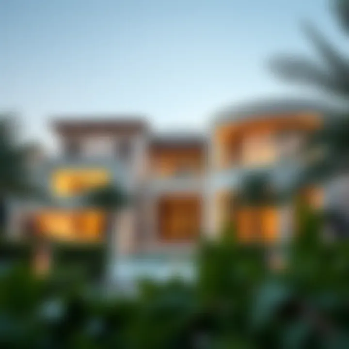 Luxurious Dubai Villa Luxurious Dubai villa with modern architecture and lush landscaping