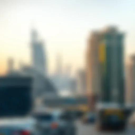 A stunning skyline view of Dubai showcasing modern architecture