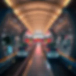 Overview of Dubai's International City Metro station