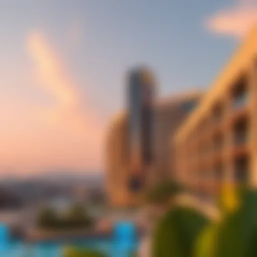 Architectural Marvel of the Edge Hotel Stunning architectural view of the Edge Hotel