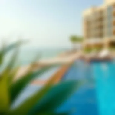 Poolside Relaxation at Yas Hotels Relaxing poolside experience at a Yas hotel