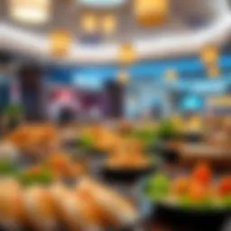 A vibrant array of dishes showcasing an international culinary selection