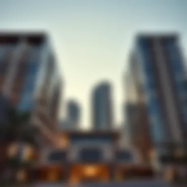 Innovative Design Features of Creek Towers Architectural detail of Creek Towers showcasing modern design