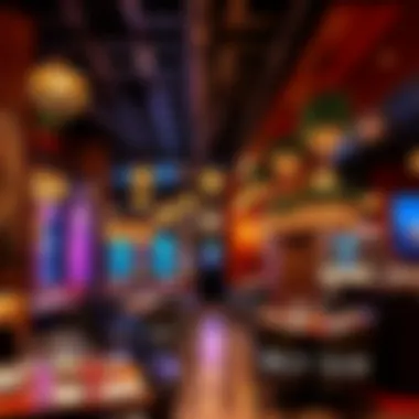 Vibrant Dining Atmosphere in Dubai A bustling Dubai restaurant showcasing vibrant dining atmosphere
