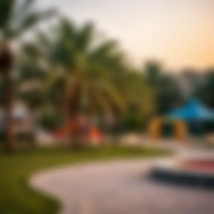 Recreational Park in Al Warqa Community park in Al Warqa with recreational facilities