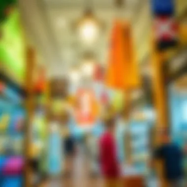 Vibrant Shopping Experience Interior shot depicting the vibrant shopping experience at the Golf Souk