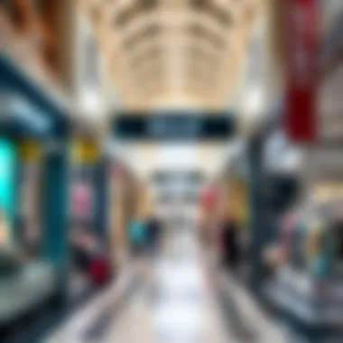 Diverse Retail Offerings at the Outlet A vibrant display of retail offerings inside the Outlet, highlighting diverse brands.