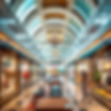 Diverse Boutique Offerings Inside the Village Stunning interior layout filled with a variety of boutique shops