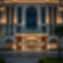 Elegant facade of The Ritz-Carlton, DIFC showcasing luxury architecture