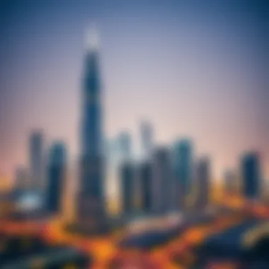 Surrounding skyline highlighting Business Bay's developments