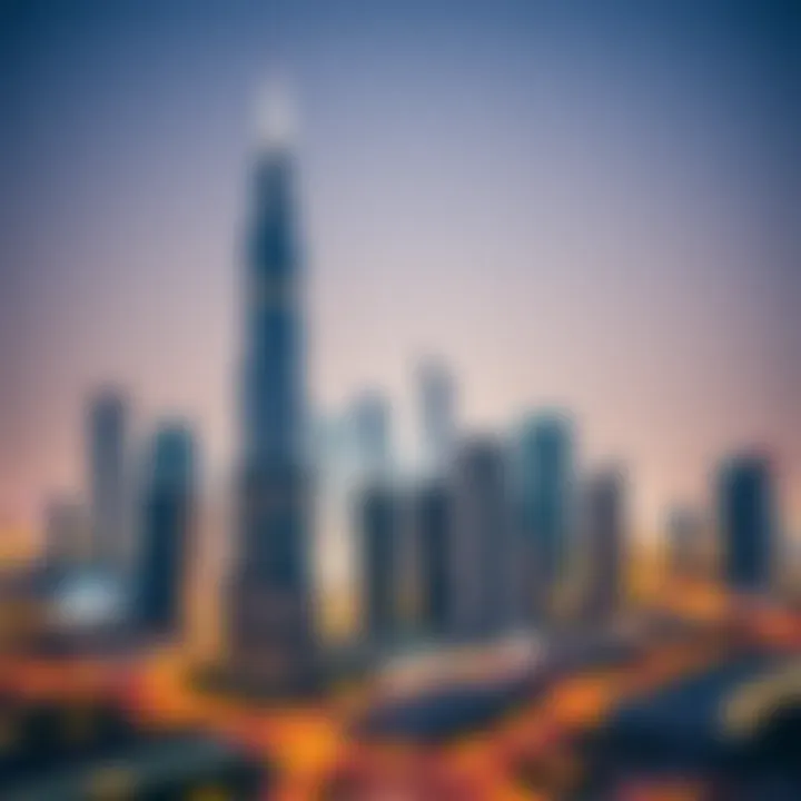 Surrounding skyline highlighting Business Bay's developments