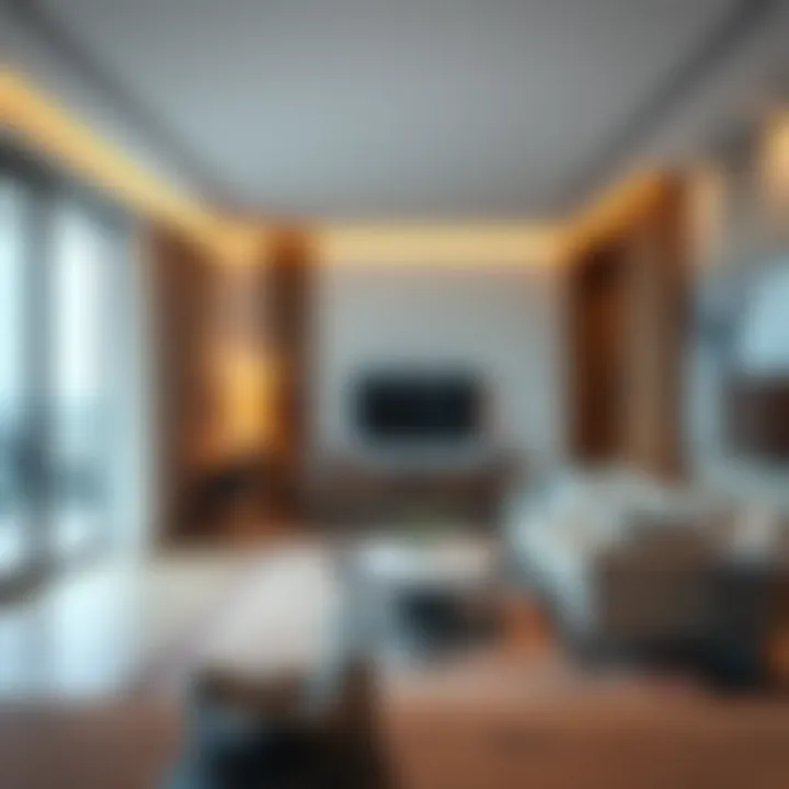 Interior design of a residential unit in Tiara Tower