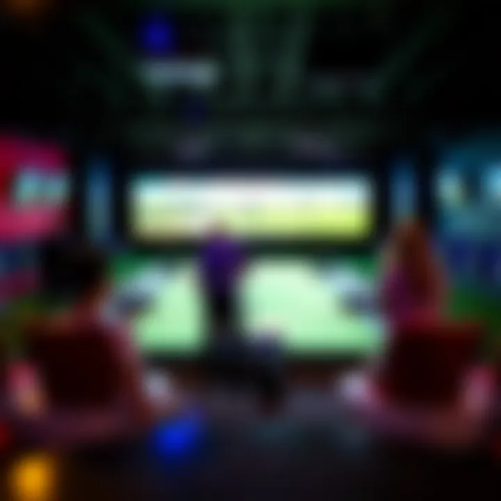 Guests enjoying Topgolf's unique golfing experience