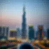 Burj Khalifa: The Pinnacle of Dubai's Skyline Iconic Burj Khalifa towering above the city skyline